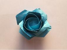 简易玫瑰折纸制作教程