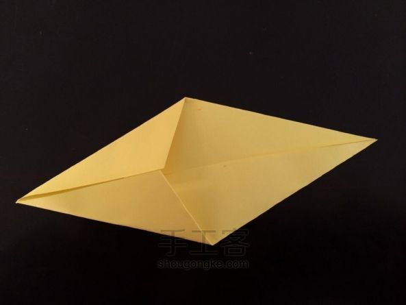 立体五角星折纸教程 第3步
