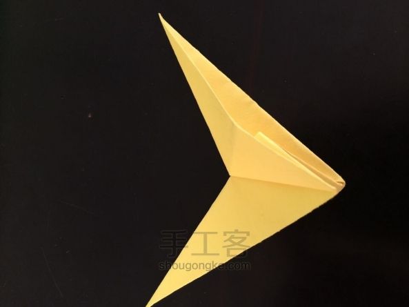 立体五角星折纸教程 第6步