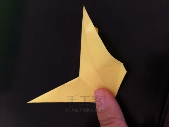 立体五角星折纸教程 第9步
