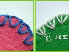 锁边绣（Blanket Stitch）是一种很实用的刺绣针法，它兼具锁边和装饰的功能，在下面介绍N种锁边绣的手工刺绣方法。（转自网络）