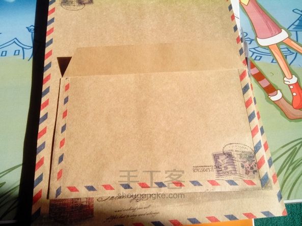 自制信封/一张信纸的甜蜜旅程...... 第3步