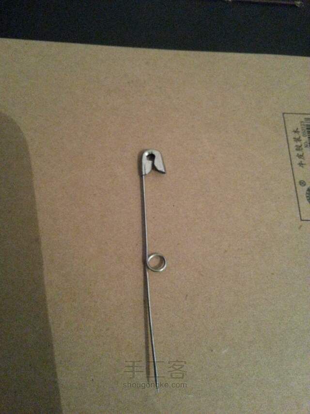 别针变钩针 第2步