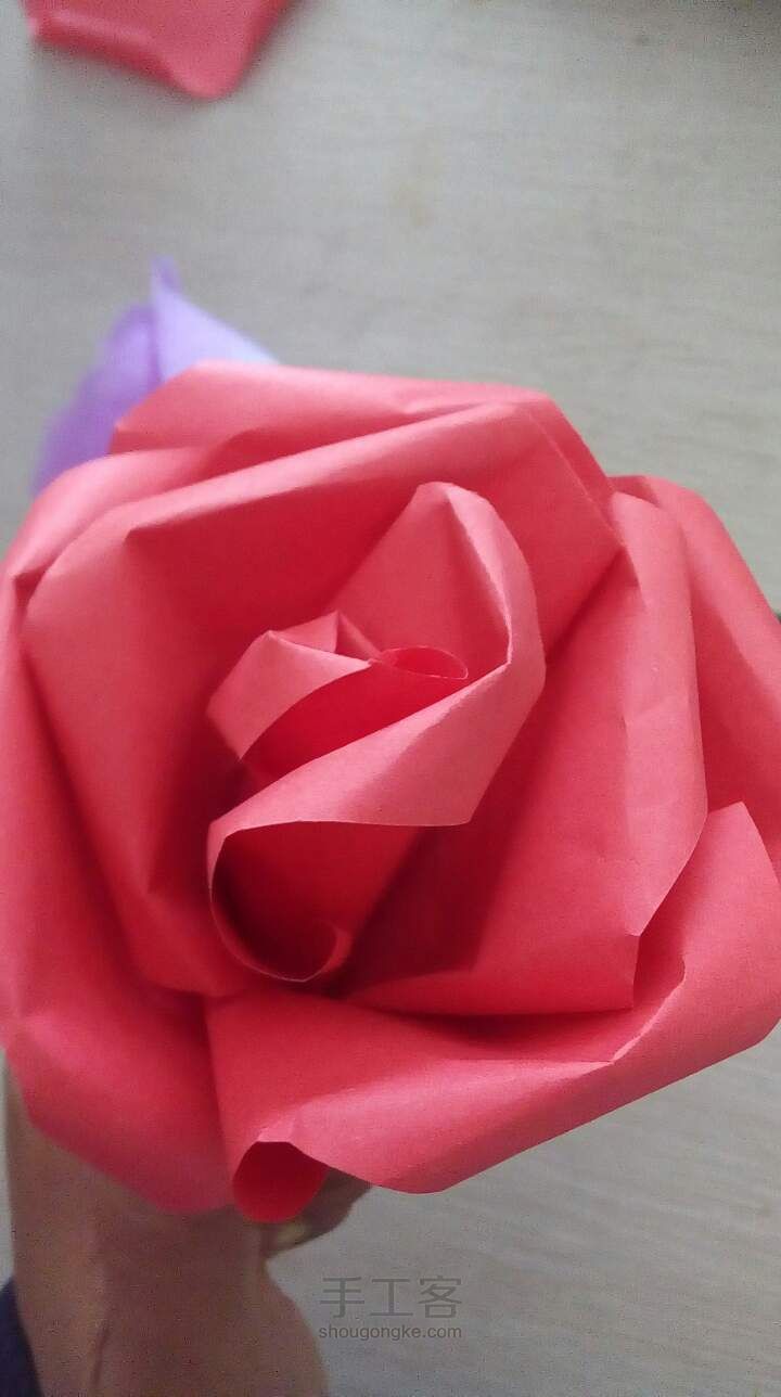 《原创》唯美简单玫瑰花教程。 第19步