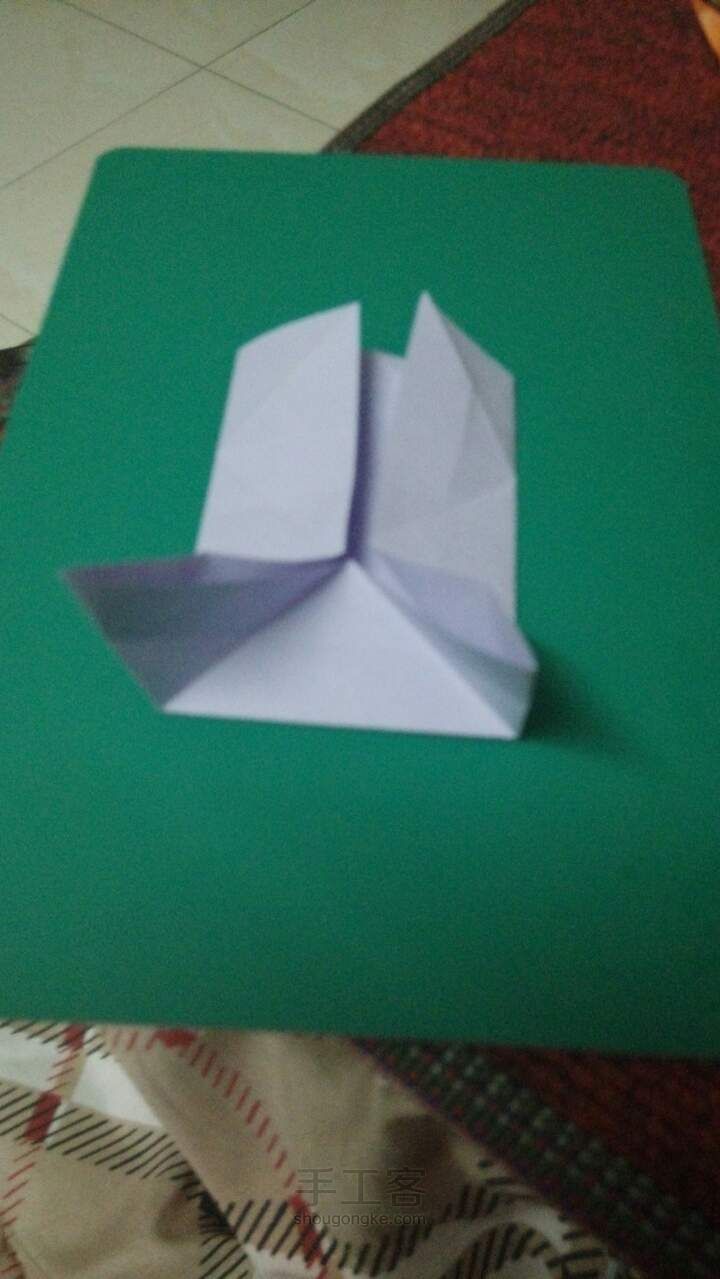 「折纸•凤尾蝶」 第4步