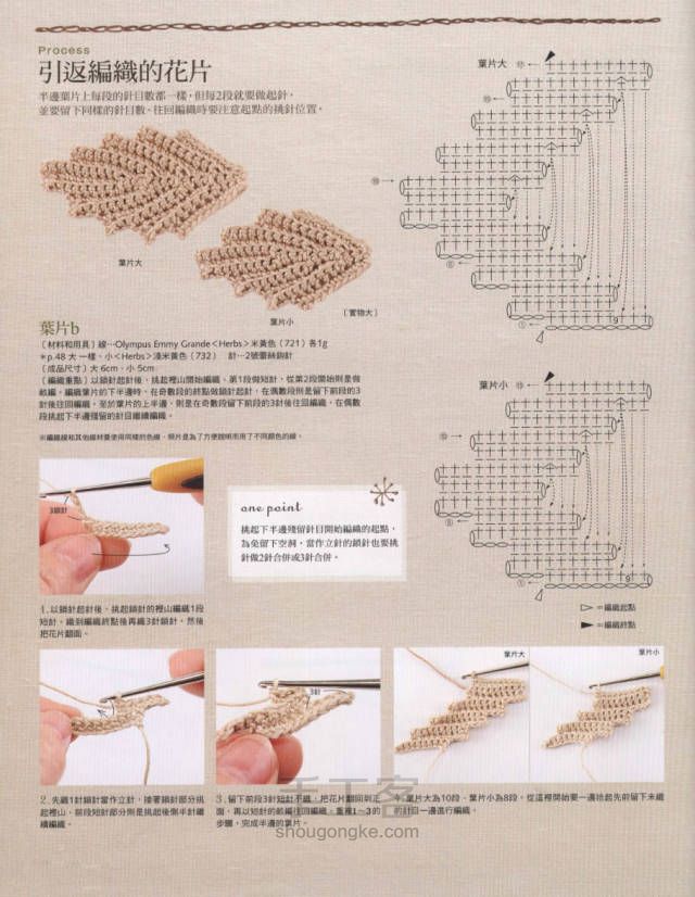 蕾丝编织肩饰拼接上衣 第6步