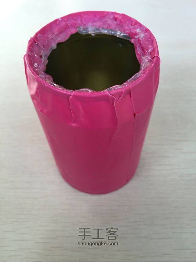 手工笔筒制作教程 第5步