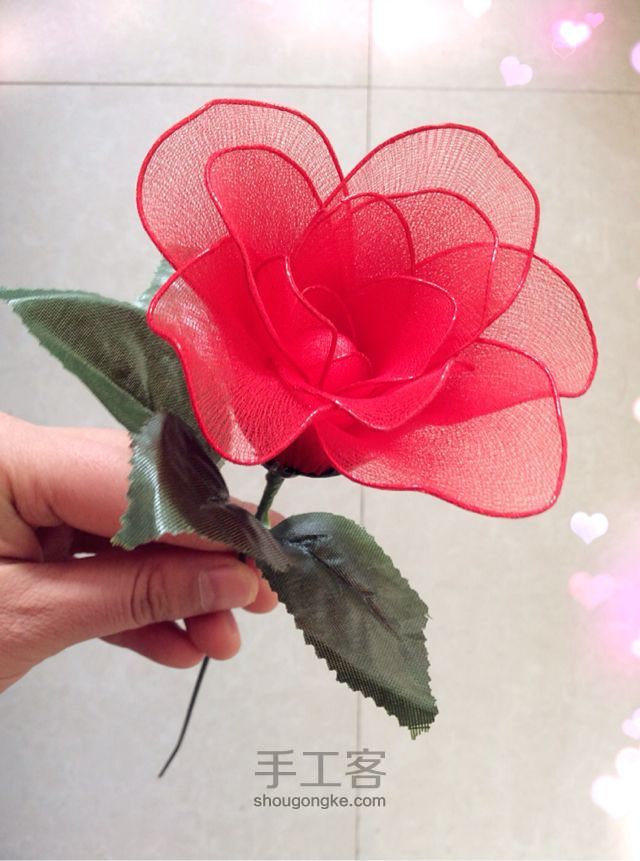 情人节的时候亲自做的玫瑰花送给亲爱的更有意义呢 第9步