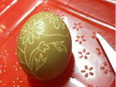 鸡蛋雕刻简单的花教程