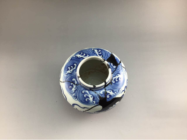 金缮修复瓷器 第4步