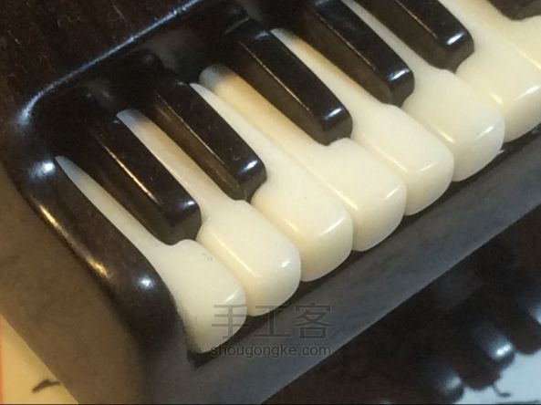 【幌子】紫光檀三角钢琴DIY教 第42步