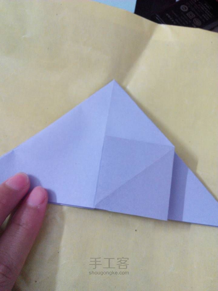 钻石玫瑰折纸教程 第3步