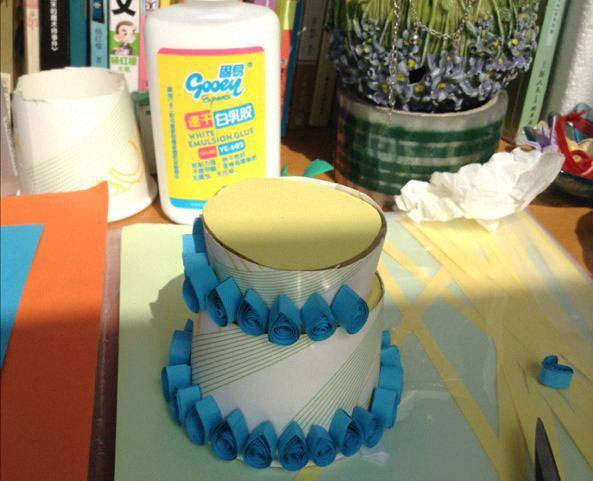 做一个纸蛋糕 制作教程 第10步