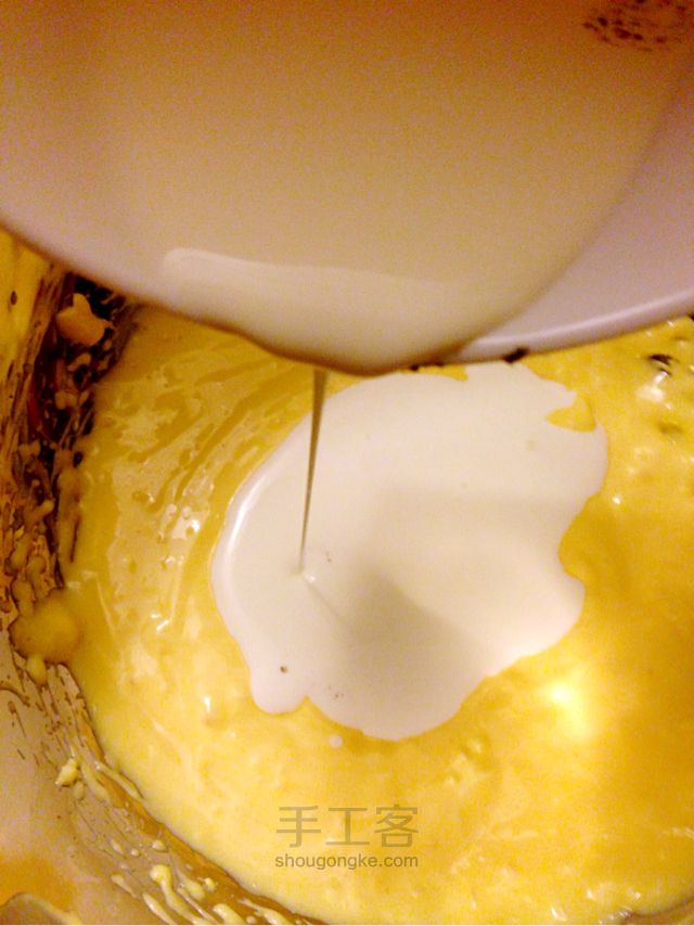 山谷家——轻乳酪蛋糕制作教程 第8步