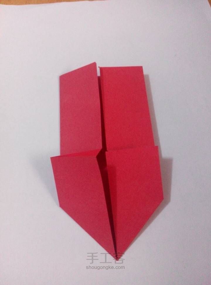 心 折纸教程 第4步