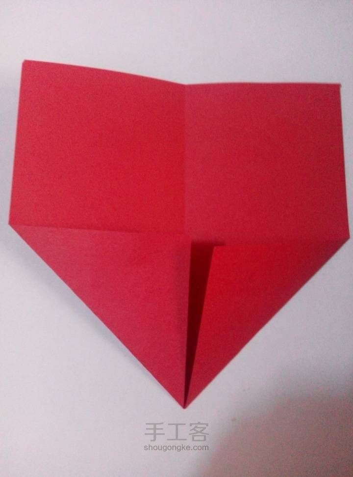 心 折纸教程 第2步