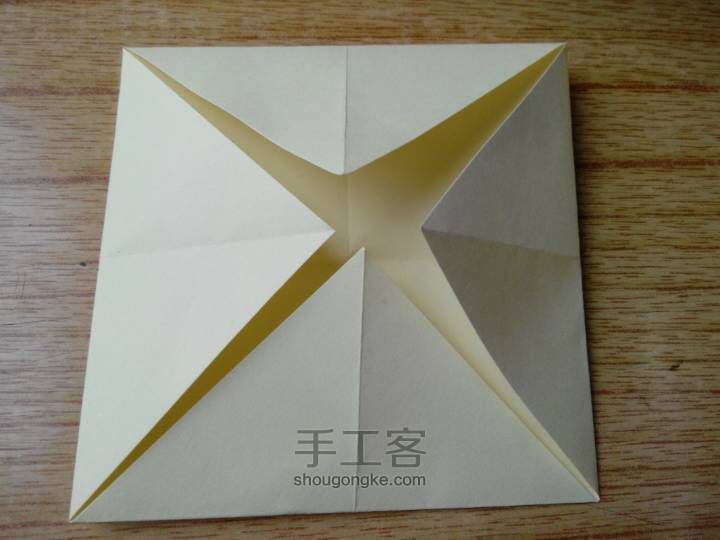 纸艺术 纸艺礼盒制作教程 第3步