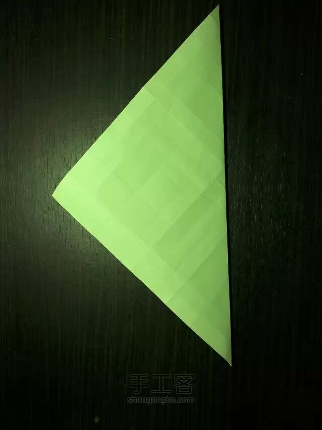 玫瑰纸鹤折纸教程（修改版） 第7步