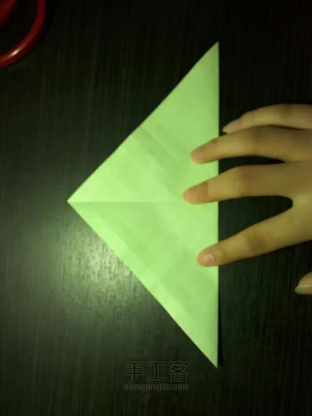 玫瑰纸鹤折纸教程（修改版） 第8步