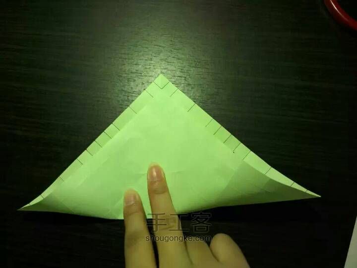 玫瑰纸鹤折纸教程（修改版） 第16步