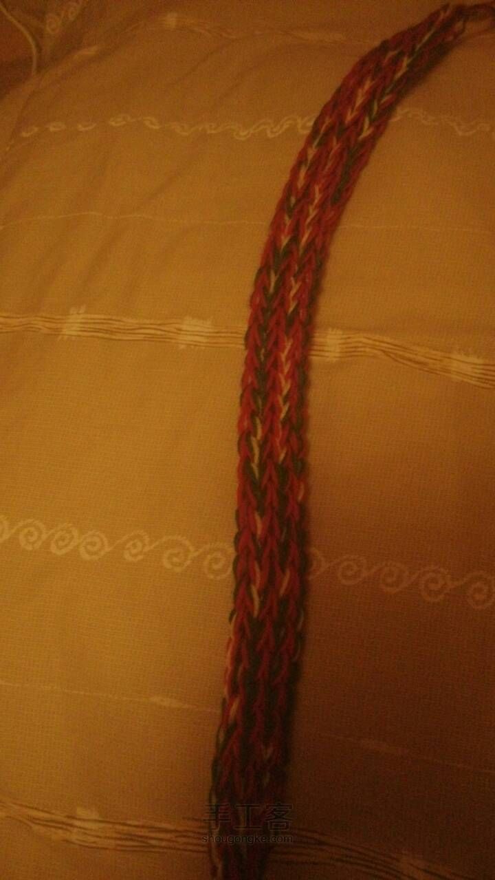 巧织围巾教程 第15步