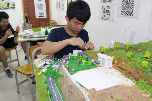 半山绿野别墅模型制作教程 第12步