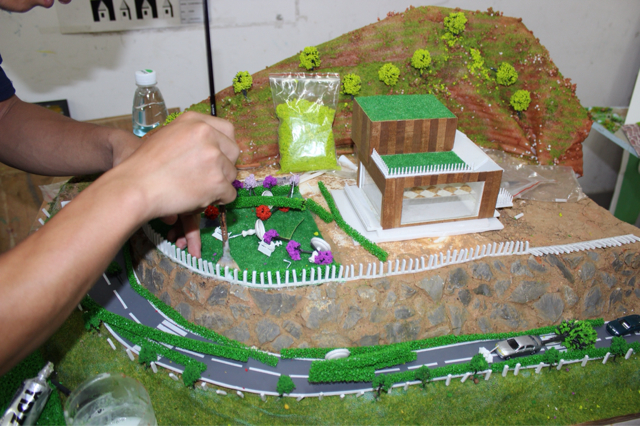 半山绿野别墅模型制作教程 第13步