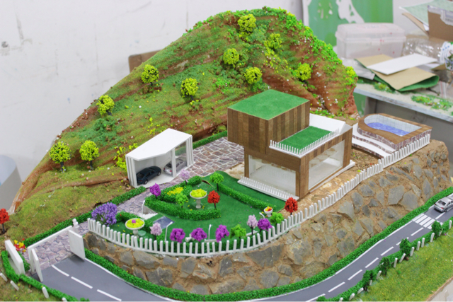 半山绿野别墅模型制作教程 第18步