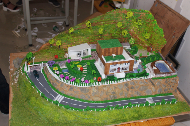 半山绿野别墅模型制作教程 第22步