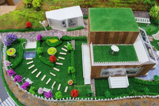 半山绿野别墅模型制作教程 第28步