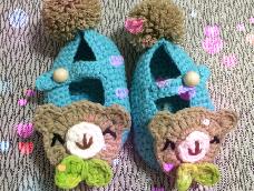 超详细的手工编织宝宝船型小鞋 自己动手给宝宝钩鞋子
