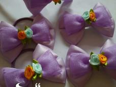 韩国进口雪纱丝带，紫色风情，儿童套装