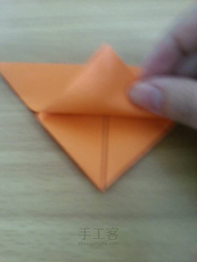 简单折纸蝴蝶教程 第6步