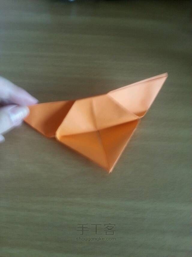简单折纸蝴蝶教程 第8步