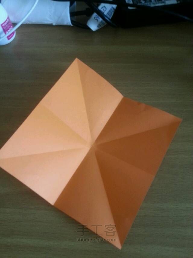 简单折纸蝴蝶教程 第2步