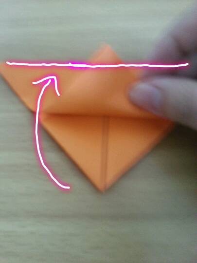 简单折纸蝴蝶教程 第7步