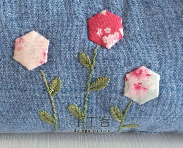 玩布第六课：图解常用手缝针法 第18步