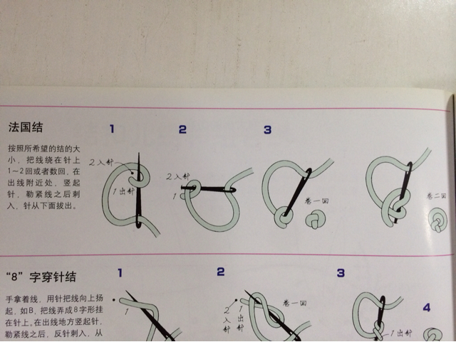 玩布第六课：图解常用手缝针法 第19步