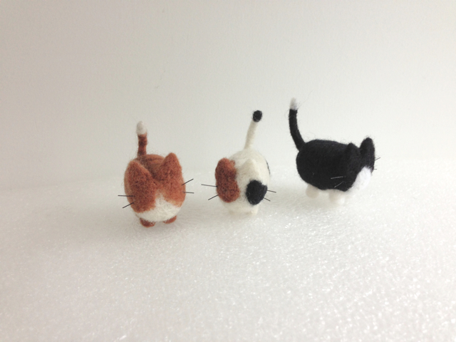 『材料/成品可购』超简单的日本无脸小猫DIY 第11步