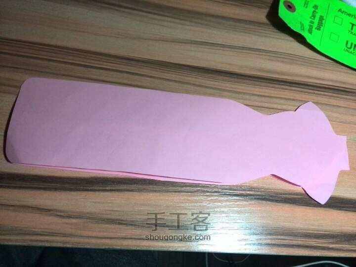 漂漂的小旗袍贺卡~纸艺教程 第11步