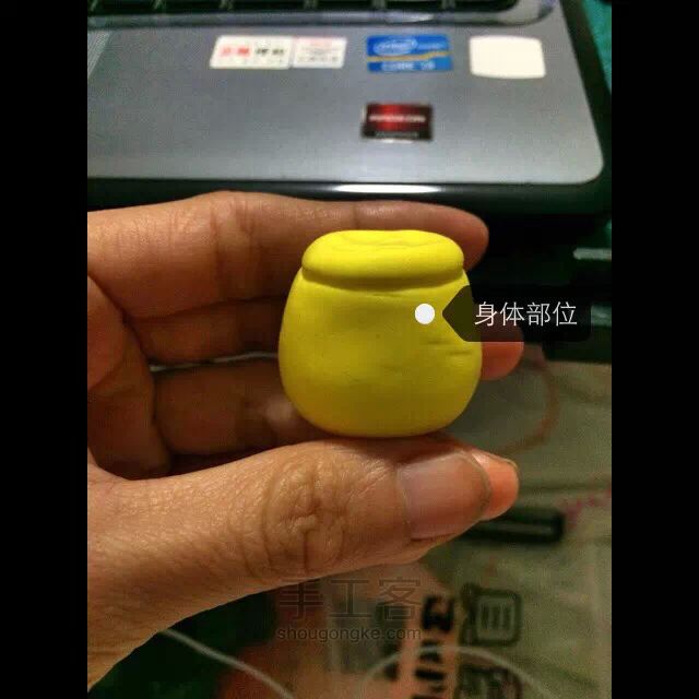 哆啦A梦胖虎粘土制作 第9步