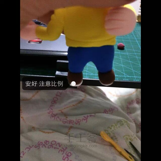 哆啦A梦胖虎粘土制作 第13步