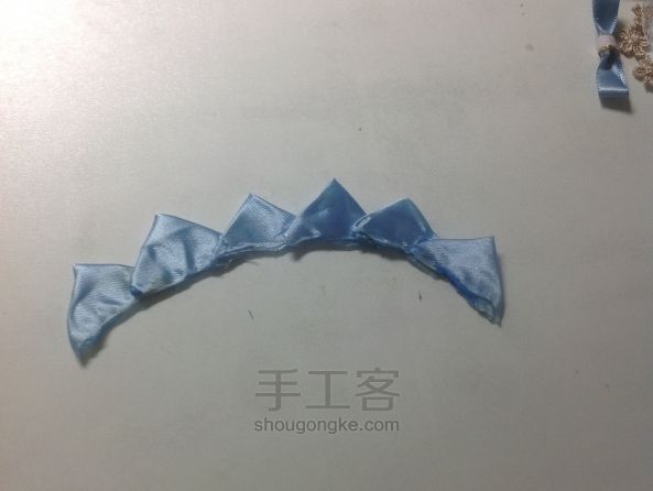 多种风格皇冠发夹   手工制作教程 第6步