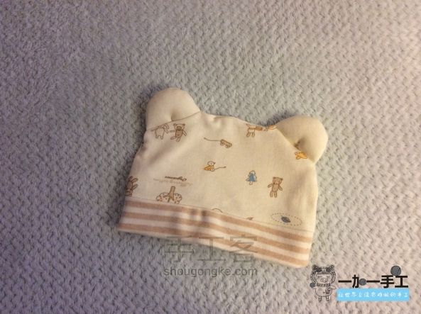 给朋友宝宝准备的小礼物 布艺口水巾制作教程 第4步