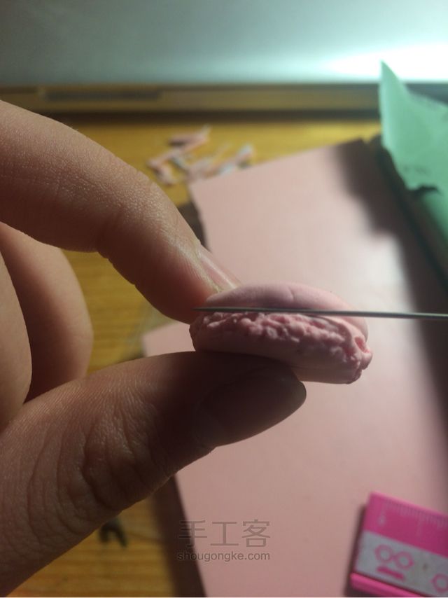 【梓沁手作】超简单的马卡龙钥匙链^_^ 第4步