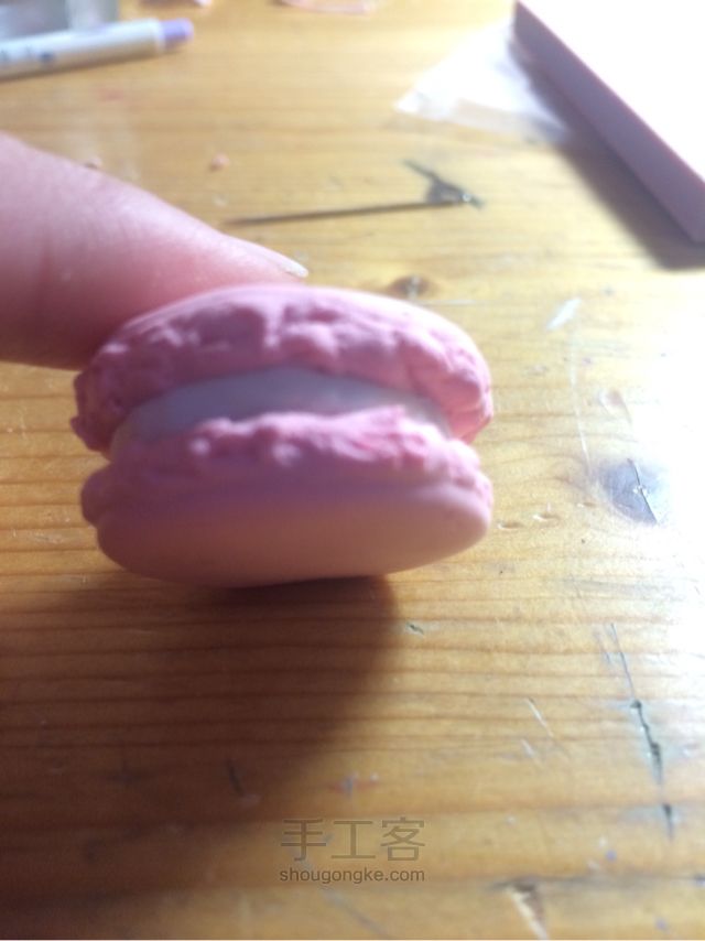 【梓沁手作】超简单的马卡龙钥匙链^_^ 第7步