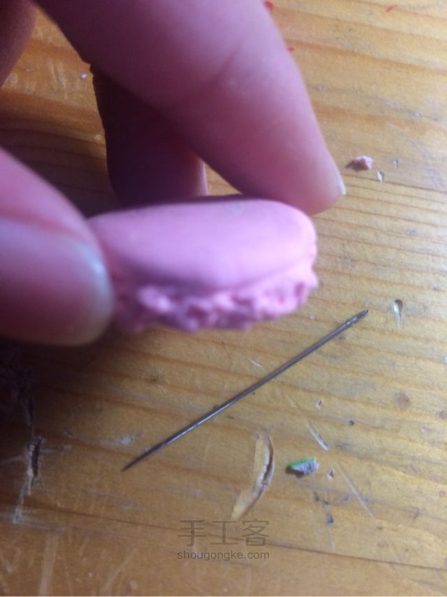 【梓沁手作】超简单的马卡龙钥匙链^_^ 第5步