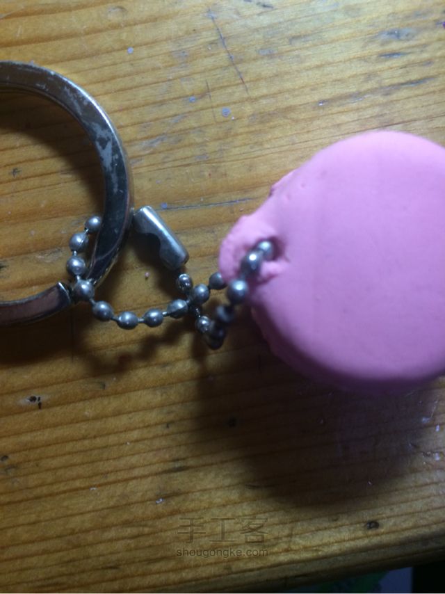 【梓沁手作】超简单的马卡龙钥匙链^_^ 第8步