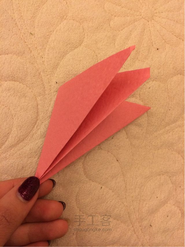 手工纸花 康乃馨制作教程 第4步