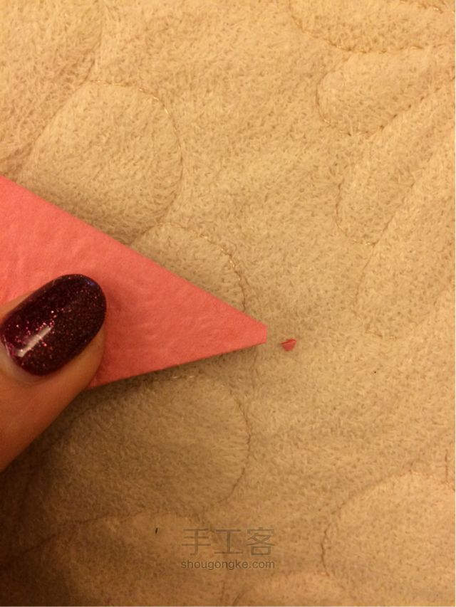 手工纸花 康乃馨制作教程 第7步
